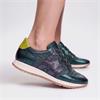Wonders Towanda Nylon Laced Trainer - Green Combi